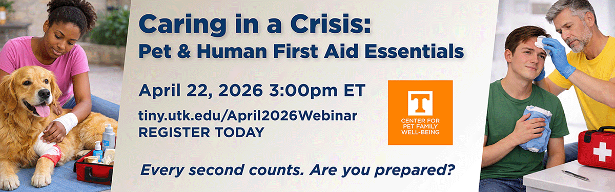 Registration for Caring in a Crisis: Pet & Human First Aid Essentials Date & Time